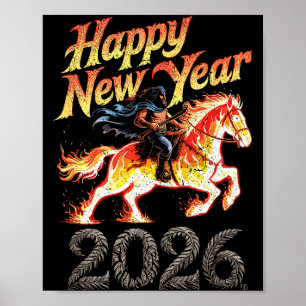 Feuerjahr des Pferdes – Chinesisches Neujahr des S Poster
