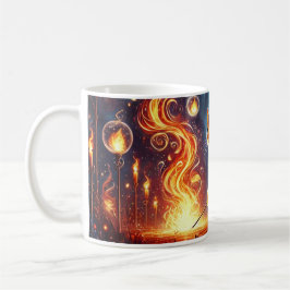 Feuerkatze Kaffeetasse