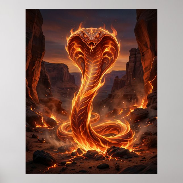 Feuerkobra Ember Canyon Poster (Vorne)