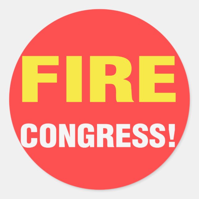 Feuerkongress! Aufkleber (Vorderseite)