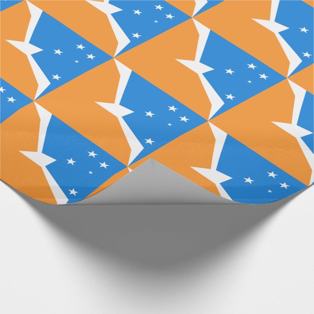 Feuerland Geschenkpapier (Ecke)