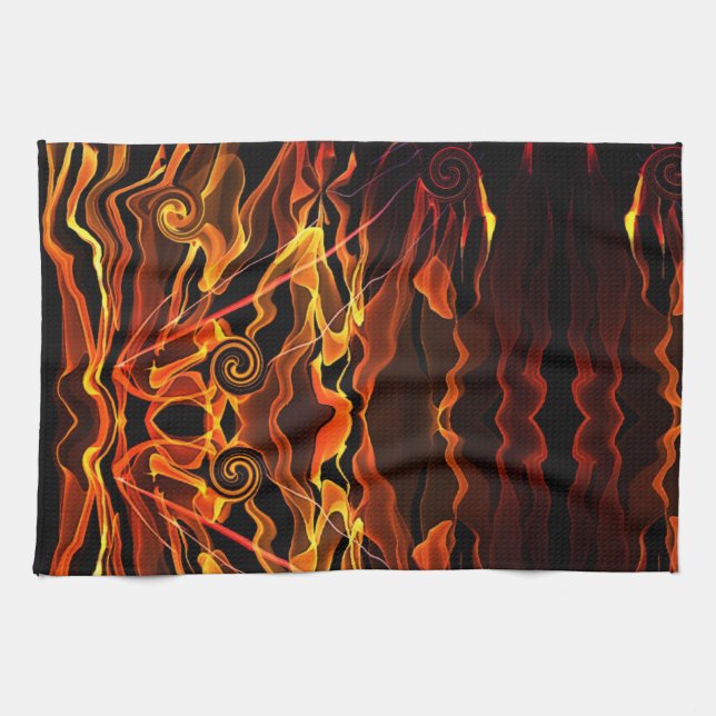 Feuerlicht Geschirrtuch (Horizontal)