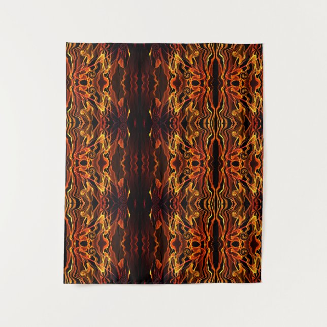 Feuerlicht Wandteppich (Vorderseite)