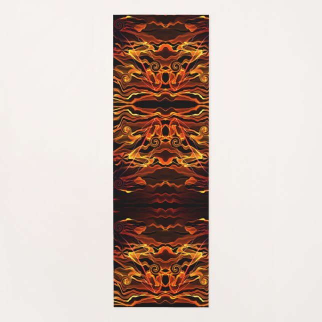 Feuerlicht Yogamatte (Vorderseite)