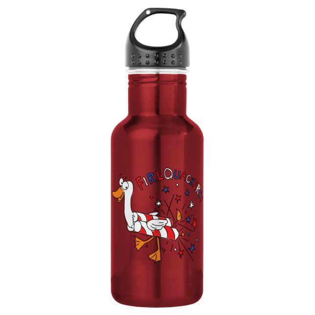 Feuerlöscher 4. Juli Duck Water Flasche Edelstahlflasche (Vorderseite)