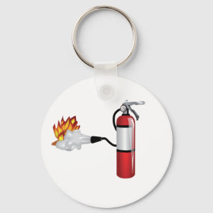 Feuerlöscher, der den Schlüsselanhänger ausschließ