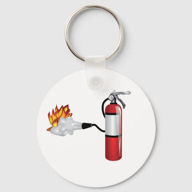 Feuerlöscher, der den Schlüsselanhänger ausschließ (Vorderseite)