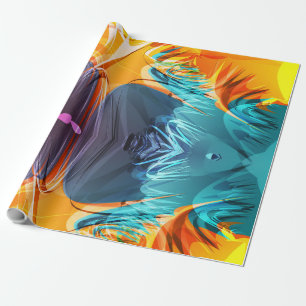 Feuerlöscher Geschenkpapier
