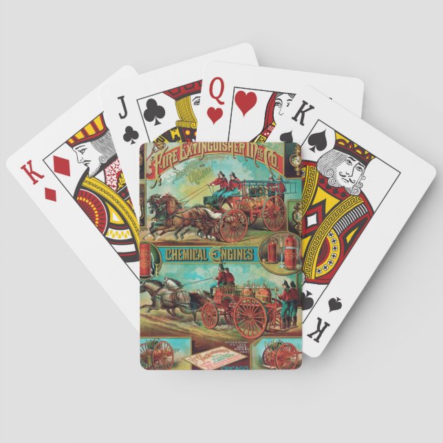 Feuerlöscher MFG Co. Spielkarten (Rückseite)