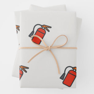 Feuerlöscher Party-Geschenkverpackung Geschenkpapier Set