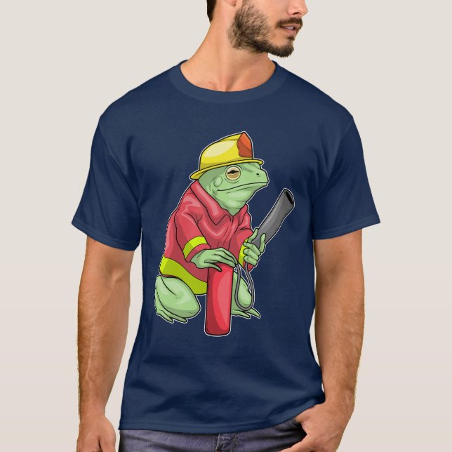 Feuerlöscherabteilung des Froschfliegers T-Shirt (Vorderseite)