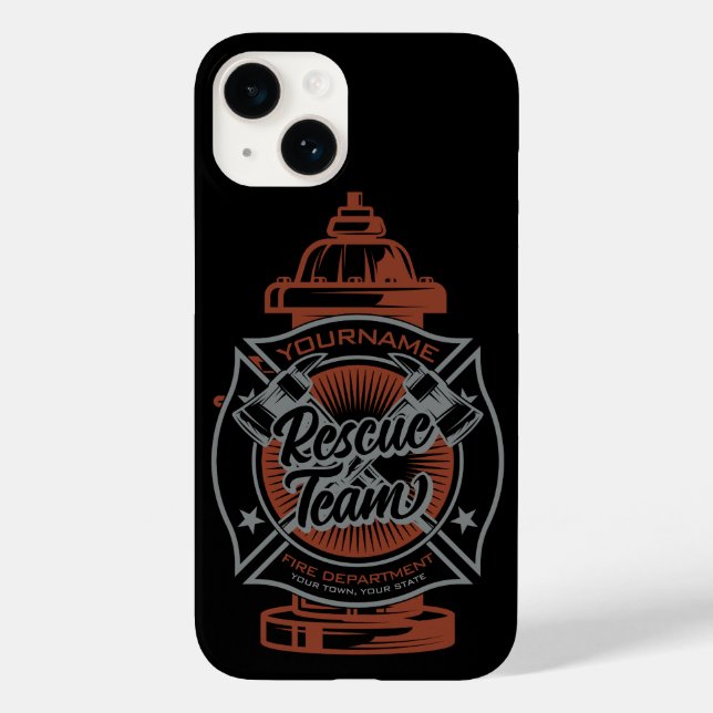 Feuerlöschhilfe-Team Case-Mate iPhone 14 Hülle (Rückseite)