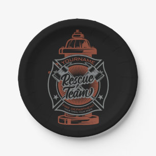 Feuerlöschhilfe-Team Pappteller