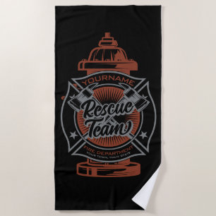 Feuerlöschhilfe-Team Strandtuch