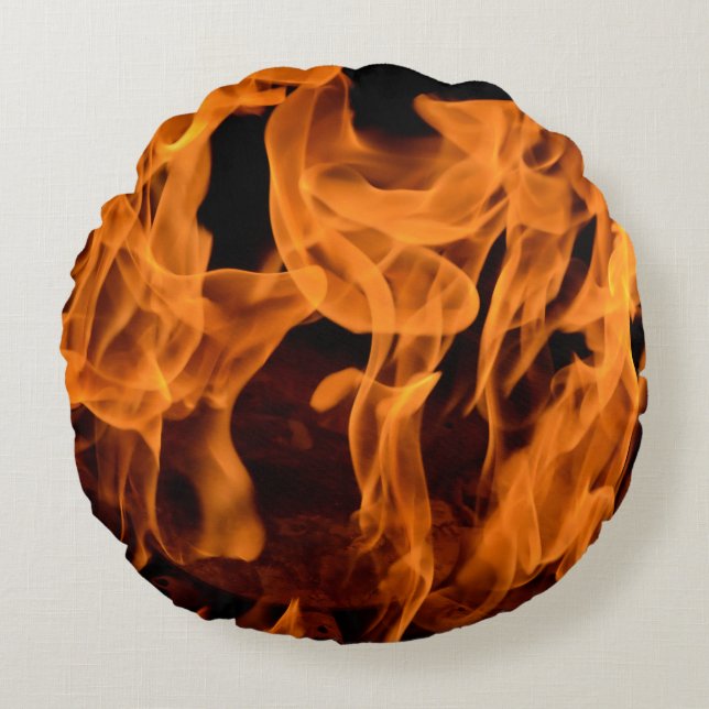 Feuerlöschkissen Rundes Kissen (Vorderseite)