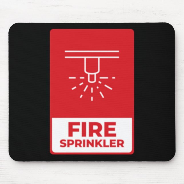 Feuerlöschkleber Mousepad (Vorne)