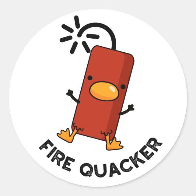 Feuerlöschpuppe Runder Aufkleber (Vorderseite)
