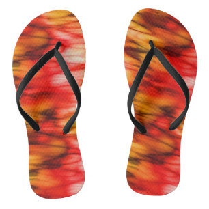 Feuermarmor Abstrakt Flip Flops