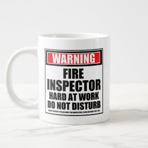 Feuermelder bei der Arbeit nicht stören Jumbo-Tasse