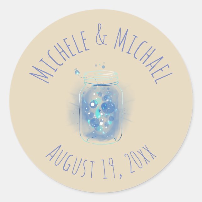 Feuermelder im Jar-Datum Personalisierter Namen Runder Aufkleber (Vorderseite)