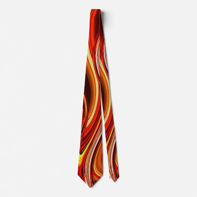 Feuermetall Krawatte (Vorderseite)