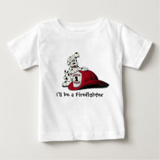 Feuern Sie Hund, ich ist ein Feuerwehrmann ab Baby T-shirt