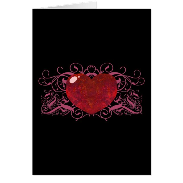 Feueropal Herz (Vorne)