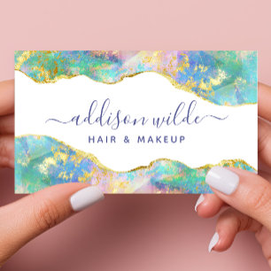 Feueropal Visitenkarte