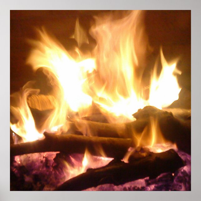 Feuerplakat Poster (Vorne)