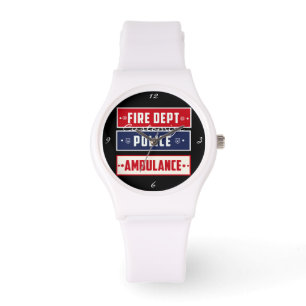 Feuerpolizei Ambulanz Thunder_Cove Armbanduhr
