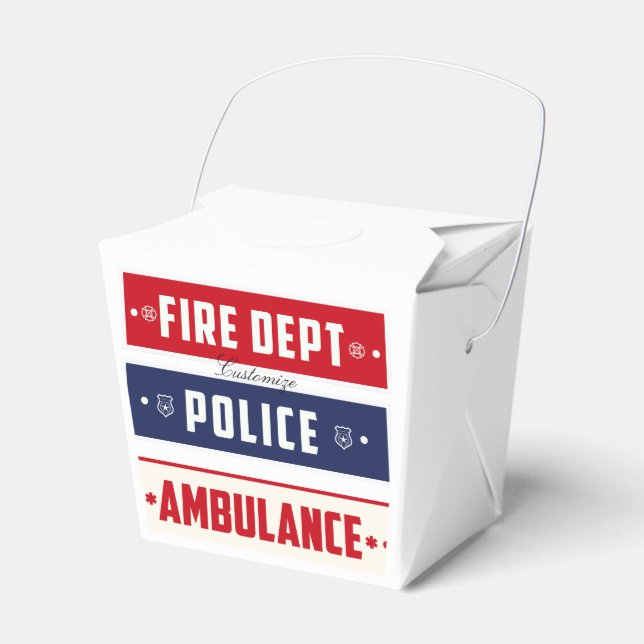 Feuerpolizei Geschenkschachtel (Vorderseite)