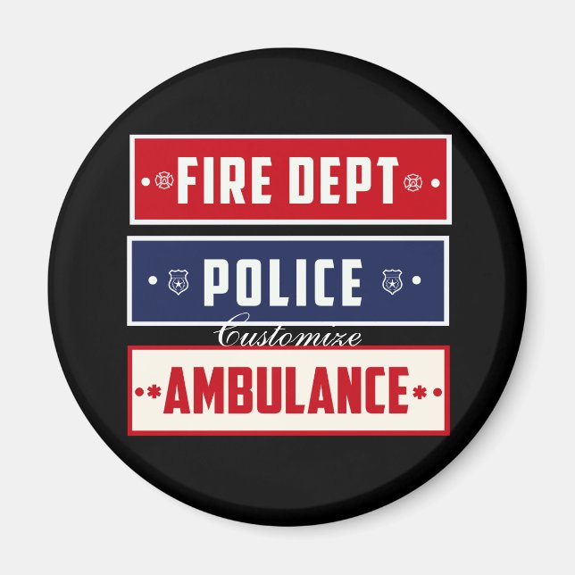 Feuerpolizei Magnet (Vorne)