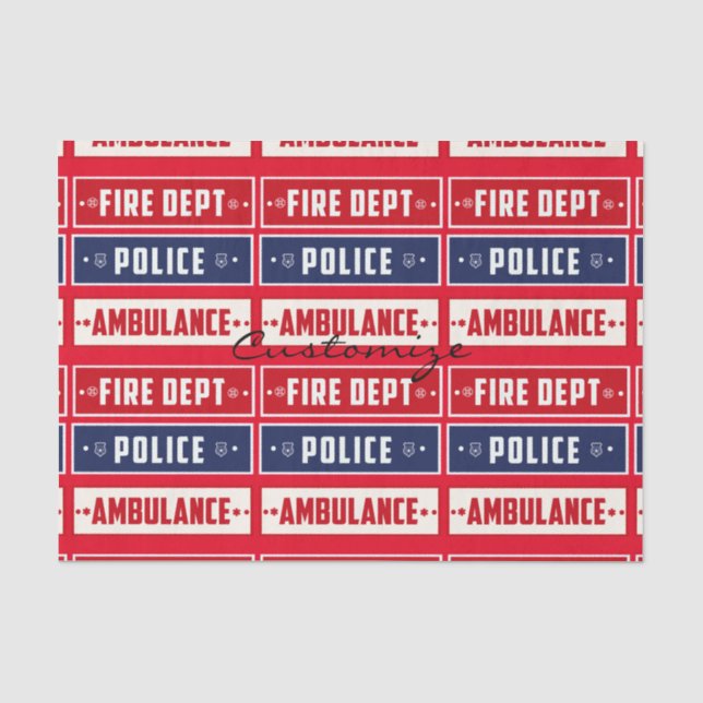 Feuerpolizei Seidenpapier (Vorderseite)