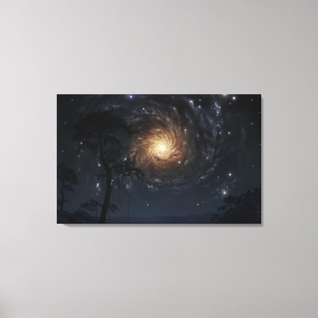 Feuerrad Leinwanddruck (Vorderseite)