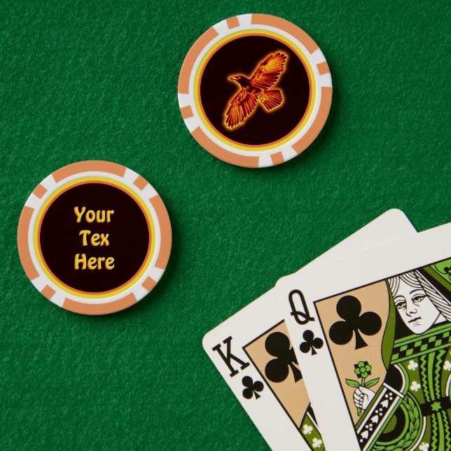 Feuerraven Pokerchips (Pokertisch (doppelt))