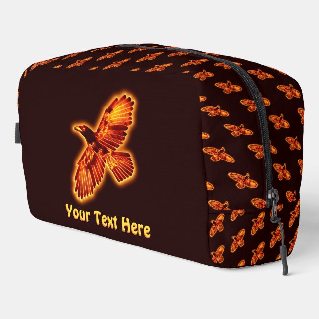 Feuerraven Waschbeutel (Rechte Ecke)