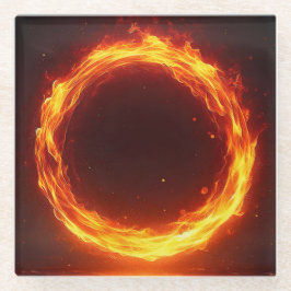 Feuerring Glasuntersetzer
