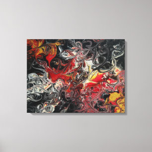 Feuerriss Akrylgemälde auf einer Leinwand von 24x1