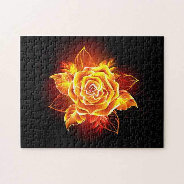 Feuerrose in Blüte (Horizontal)
