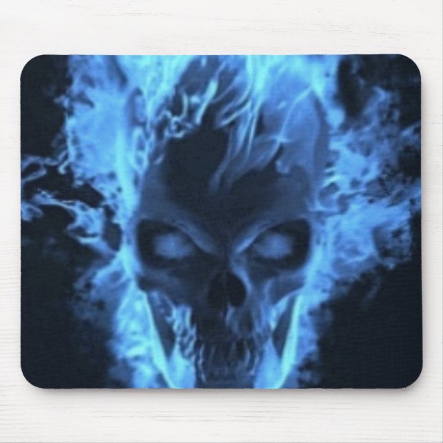Feuerschädel Mousepad (Vorne)