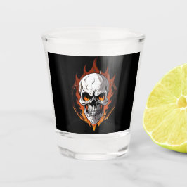 Feuerschädel schnapsglas