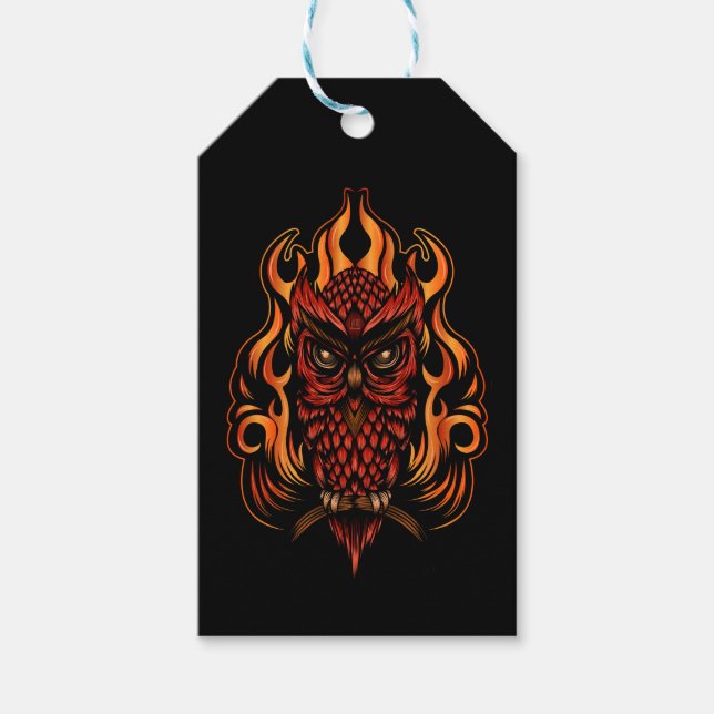 Feuerschale Geschenkanhänger (Vorderseite)