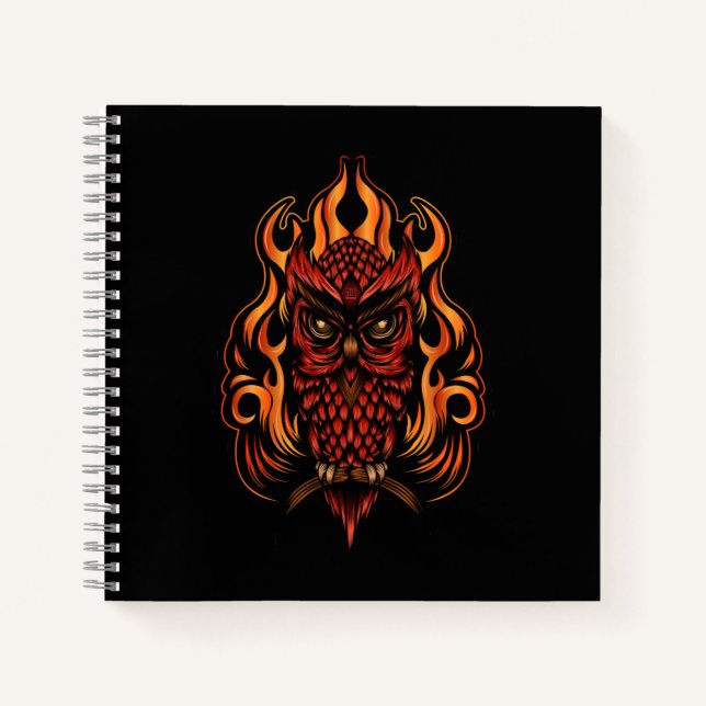 Feuerschale Notizbuch (Vorderseite)