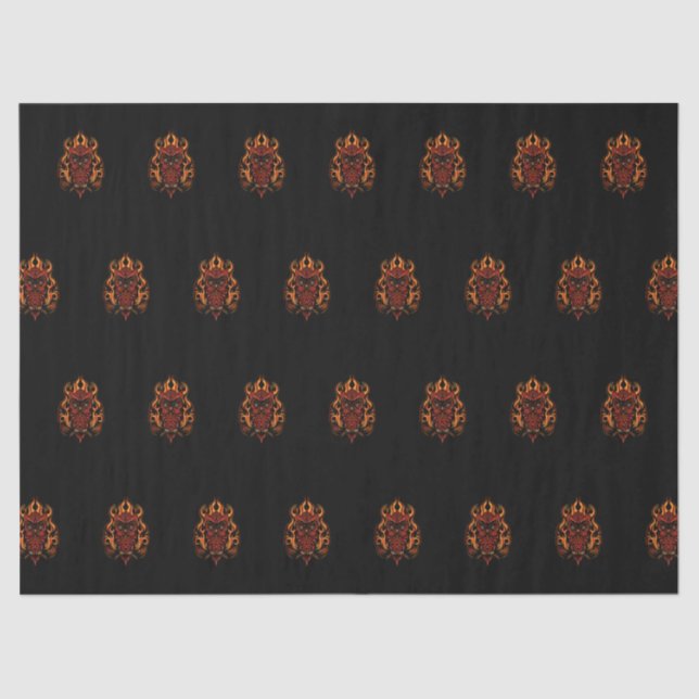 Feuerschale Seidenpapier (Vorderseite)