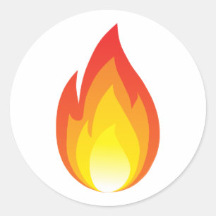 Feuerschutzaufkleber Runder Aufkleber