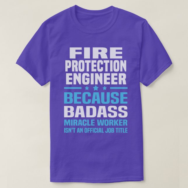 Feuerschutzingenieur 3 T-Shirt (Design vorne)