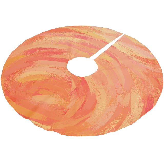 Feuersee Polyester Weihnachtsbaumdecke (Schrägansicht)