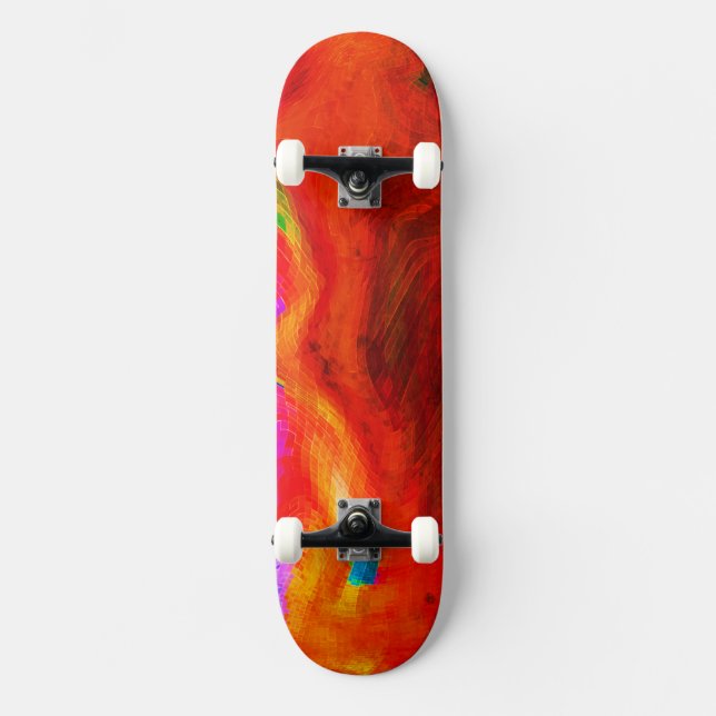 Feuerskateboard, Monopatín de Fuego Skateboard (Vorderseite)