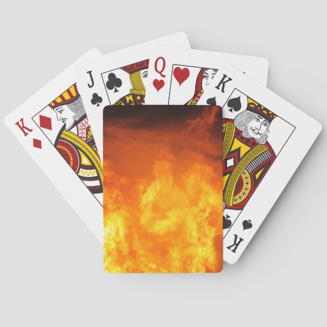 Feuerspielkarten Spielkarten (Rückseite)