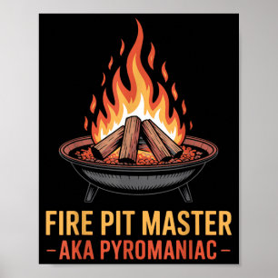 Feuerstelle Meister Pyromantie Pyrotechnik Feuerst Poster
